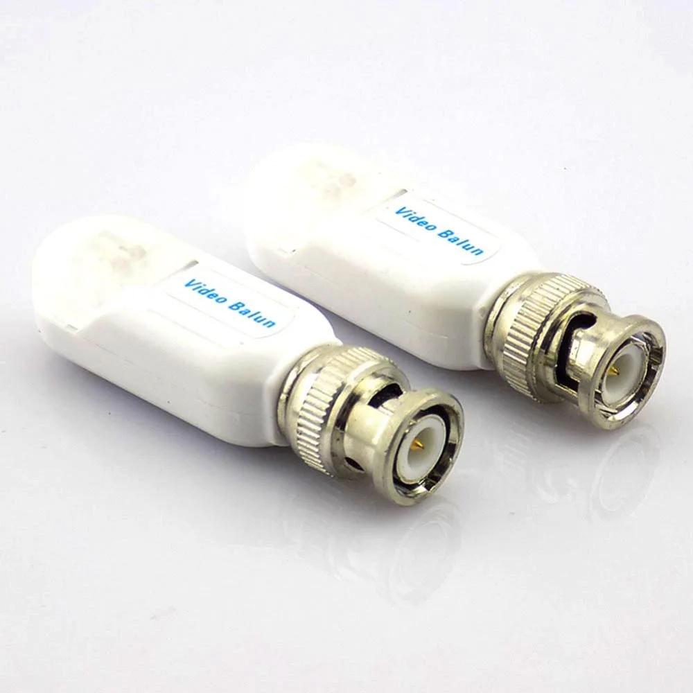 1pair Twisted CCTV BNC Video Balun power cable Passive Video