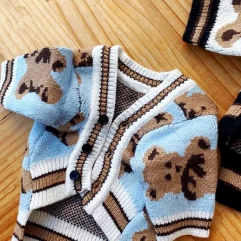 Luxury Pet Striped Sweater 1