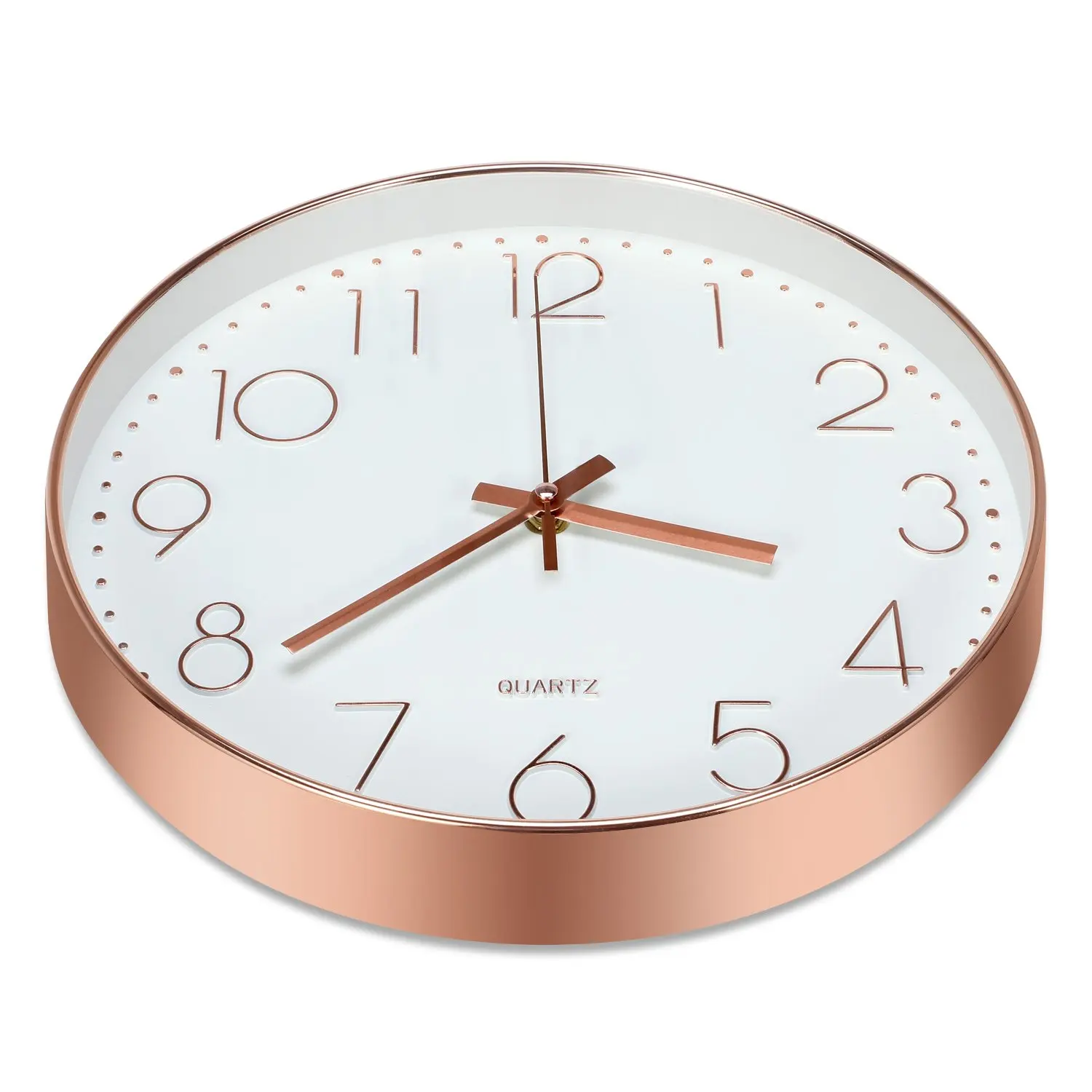 8 Inch Quartz Wall Clock Silent Non-Ticking 2