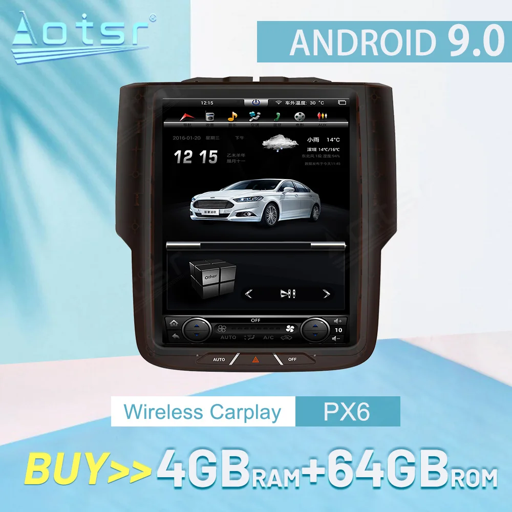 

Android 11 For Dodge RAM 1500 2014-2018 G6 PX6 Carplay Car Stereo Radio Multimedia Player GPS Navigation Auto Audio Head Unit