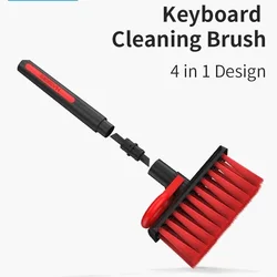 Hagibis – Brosse de nettoyage de clavier d'ordinateur 4 en 1, accessoire multi fonctions outil de dépoussiérage pour gamers 