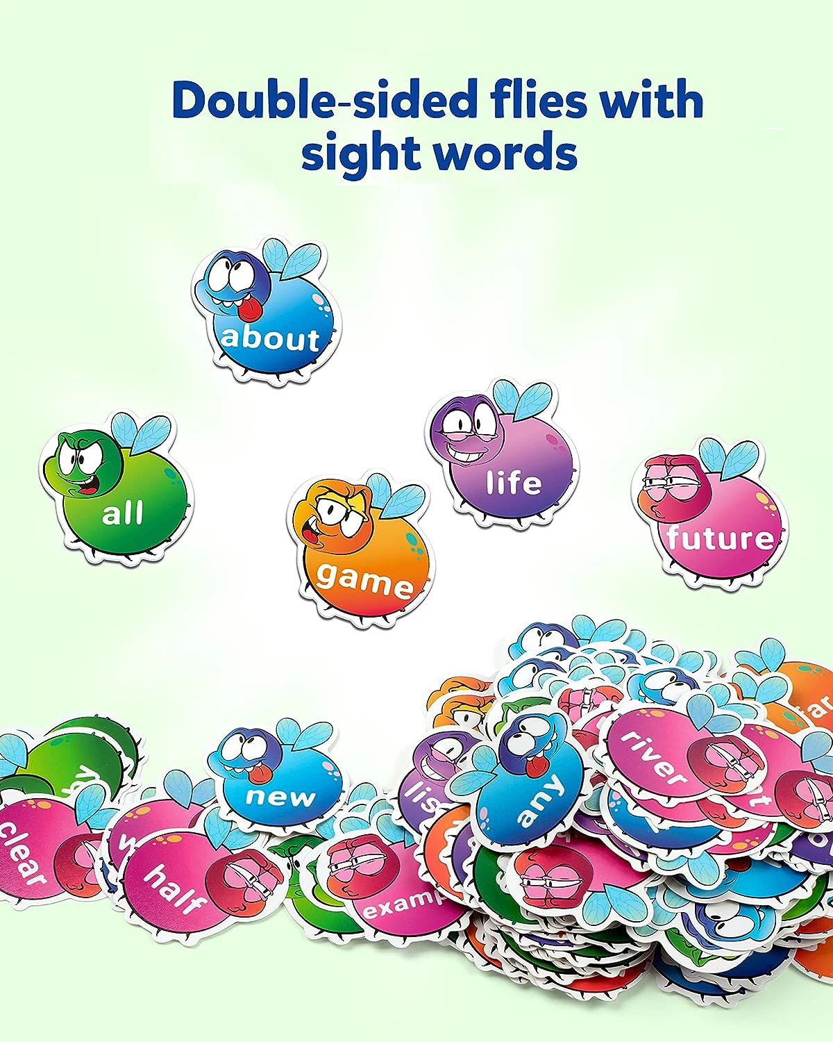 Sight Words Game With Double Cards Educational Learning Game For  Kindergarten School Flash Cards Toys Gift 3