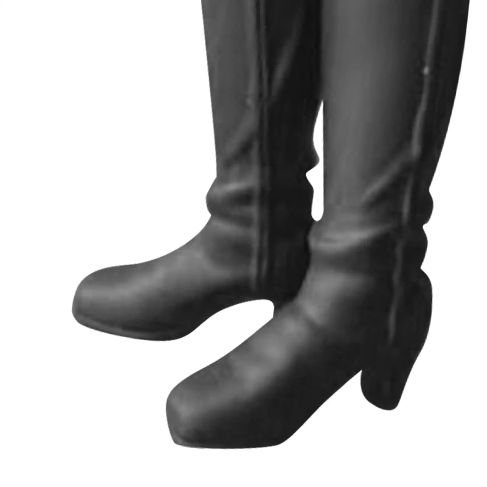 1/6 Scale Figure Boots Doll Shoes Dress up Female Action Figure High Heeled Shoes Knight Boots For Activities Living Room For action figure accessories