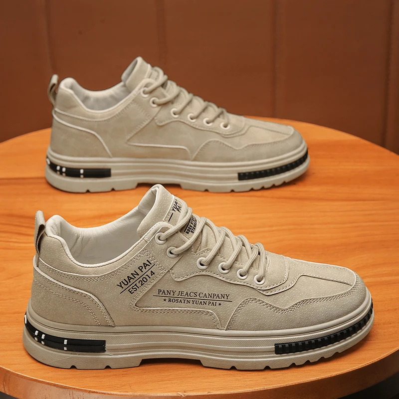 2025 new fashionable and trendy men's shoes, casual sports shoes, comfortable and versatile 2