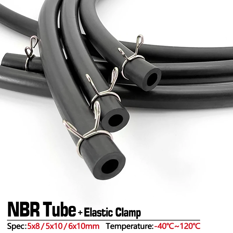Gas Oil Fuel Hose 5mmx8mm 50cm/1M/3M Durable Universal Petrol Pipe Motorcycle Dirt Bike ATV Accessory