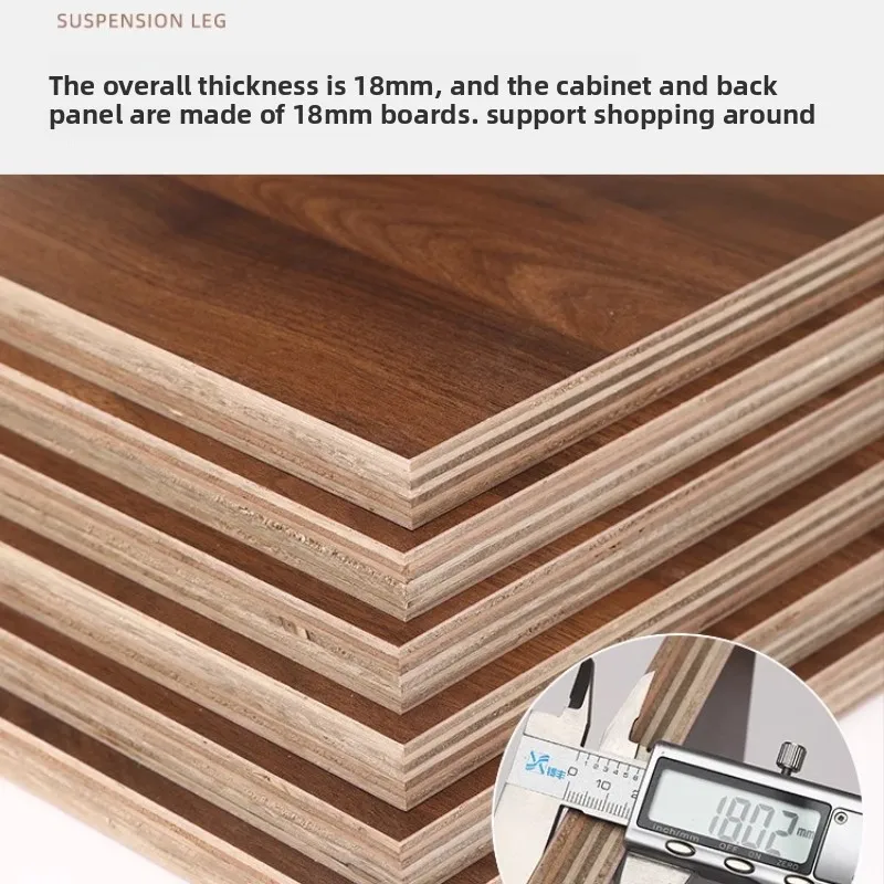 Solid Wood Mid Century Modern TV Stand With Coffee Table Storage Cabinet New Collection Small Space Living Room Furniture Set