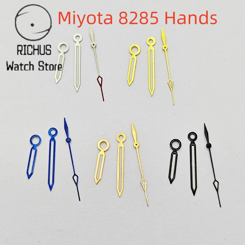 Elegant Luminous Watch Hands in Mixed Metallic Tones