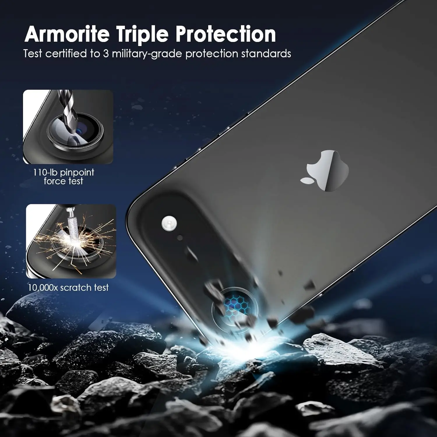 for iPhone air Cover Camera Protector For iPhone Air 3D Full Coverage Rear Glass Ring Lens Case Accessories iPhoneAir 5G 2025 4