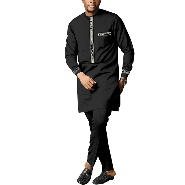 Mide Long Sleeve Dashiki Outfit - Image 2