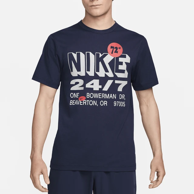 Nike officiel 2024 nouveau T-Shirt de Sport à manches courtes et col rond pour hommes FN3989-451 1