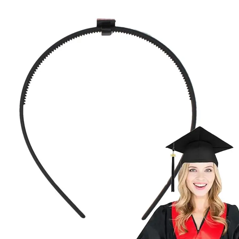 

Graduation Hat Insert Circle Portable Grad Hat Holder Black Hat Insert For Doctoral Hats Reusable Hat Holder For Men & Women