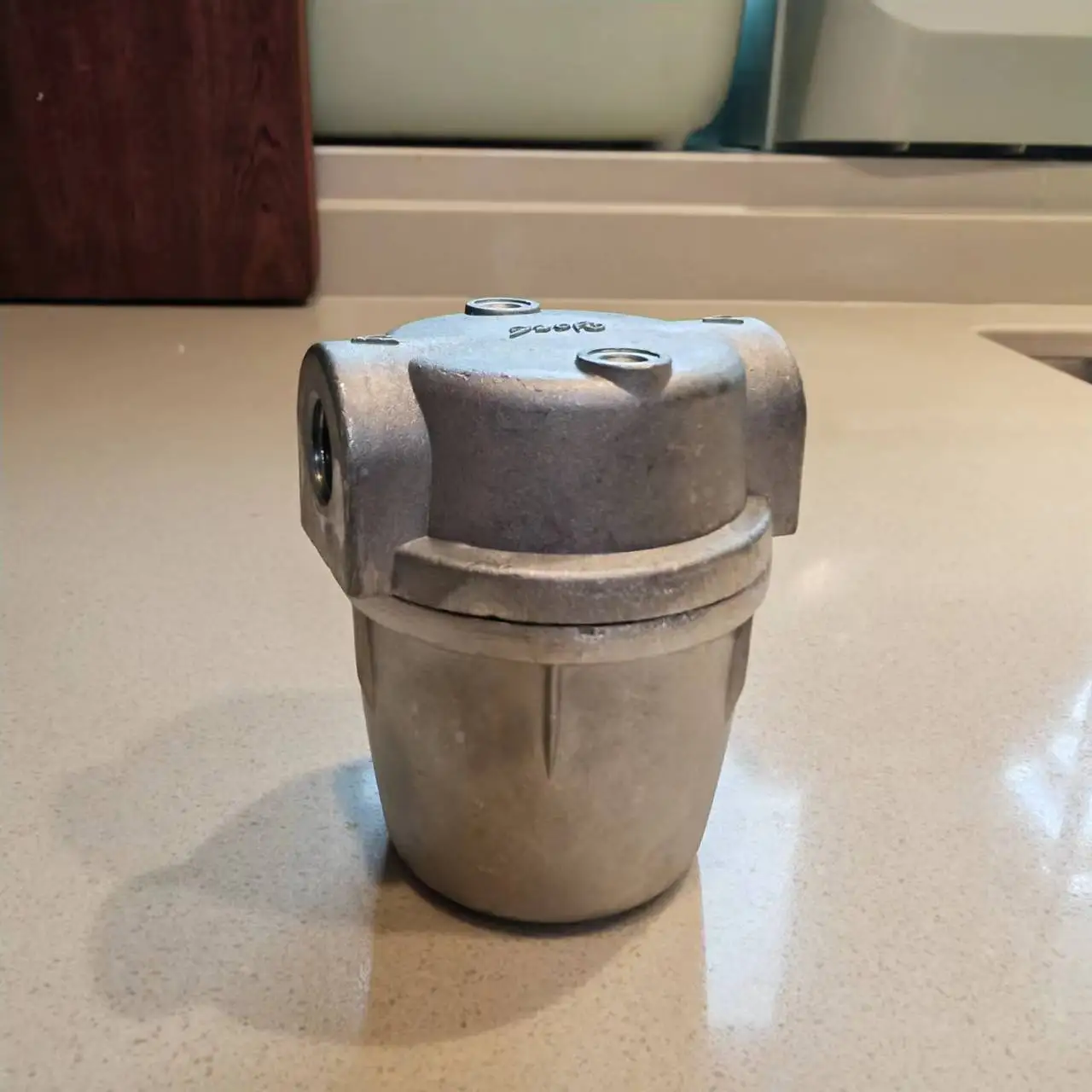 Diesel Burner Filter 1/4"-1/4" 120 Mesh Full Aluminum Cup