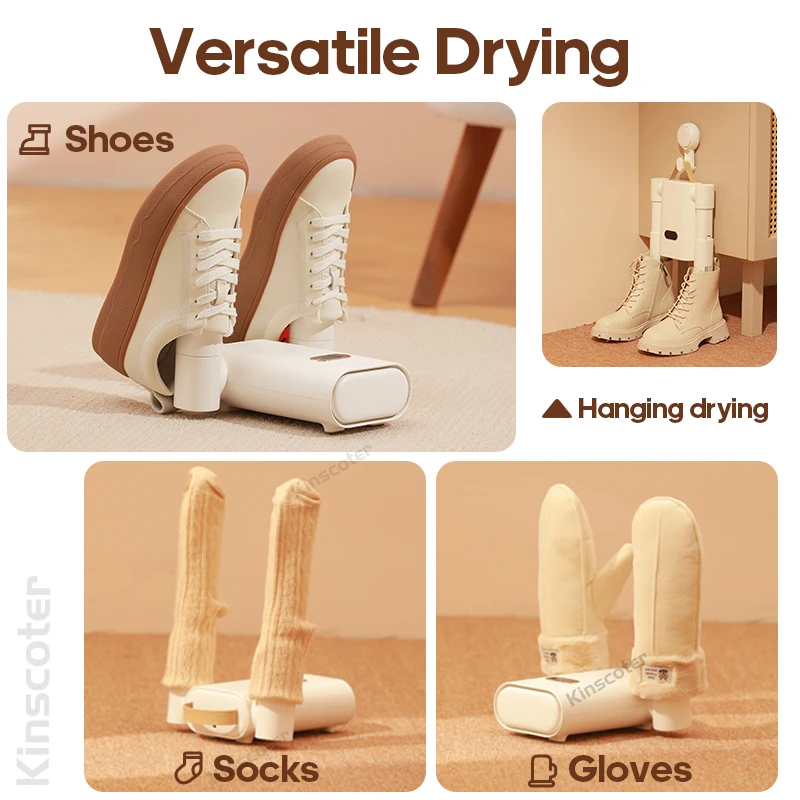 Electric Shoes Boots Dryer With Intelligent Timer Portable Household Deodorizer Dehumidifier Dryer for Shoes Boots Socks Gloves 2