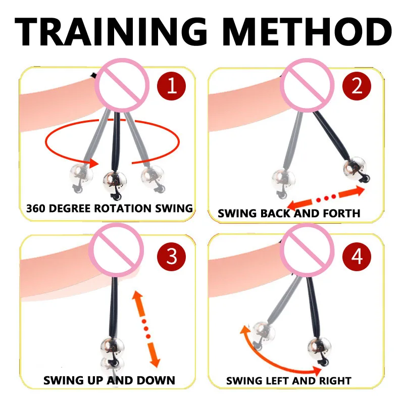 DIY Weight-bearing Cock Ring Drop Ball Penis Heavy Stretcher Penis Erection Enlarger penile training Pendant Sex Toys for Men male sex toys