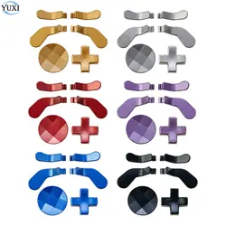 YuXi For Xbox One Elite Series 2 Controller Metal Dpad Button Paddles Triggers Extension Keys Repair Parts