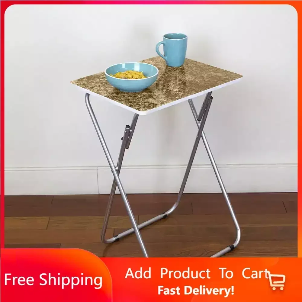 

Marble Multi-purpose Foldable Table, Brown g