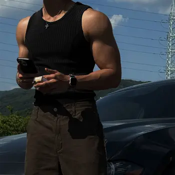 Men's Ribbed Fitness Tank 4
