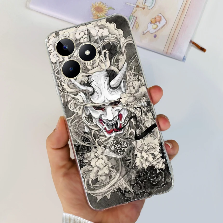 Stylish Painted Clear Silicone Phone Case - Soft Protective Cover