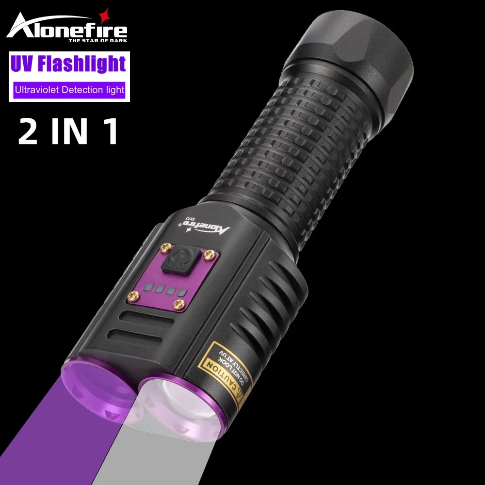 AlonefireSV7220WUVFlashlight365BlacklightUltravioletTorch