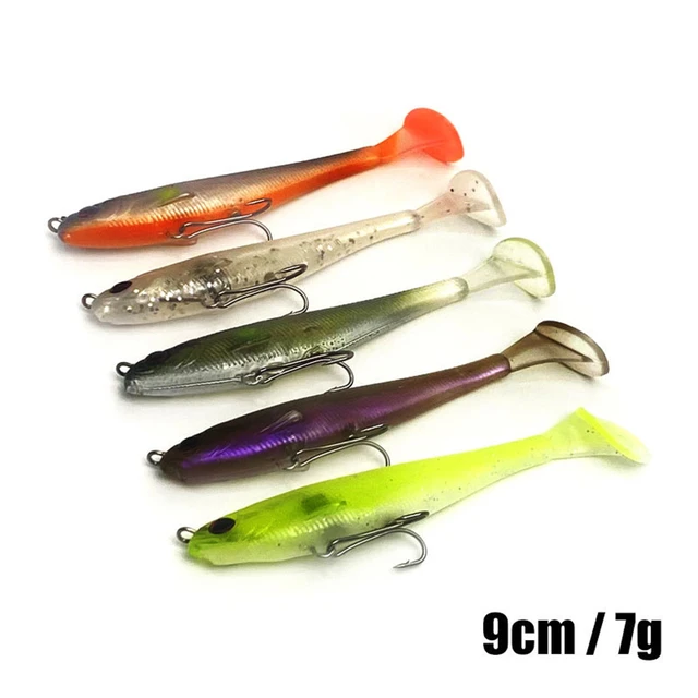 5pcs Fishing Lure Megabass Magdraft Swimbait Sinking Soft Fishing Lures T- Tail Wobblers Artificial Baits Fishing Tackle - AliExpress