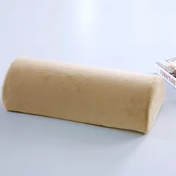 Ergonomic Memory Foam Half Moon Support Pillow (Khaki)
