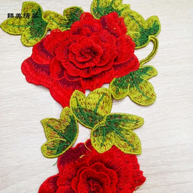 36 PCS Butterfly Flowers Iron On Patches Colorful Sew On Appliques  Embroidery Badge Logo Patch Applique Roses DIY Crafts - AliExpress