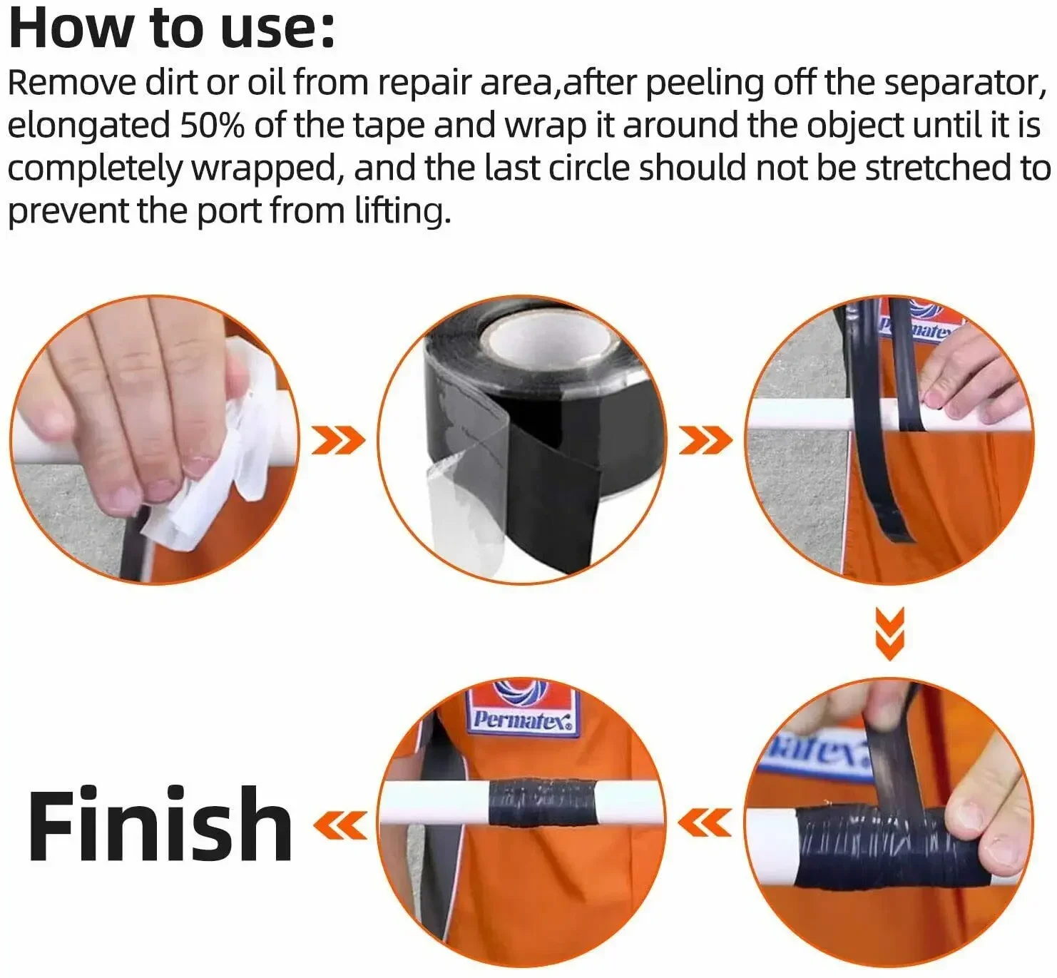 자체 융합 실리콘 밴드 실리콘 테이프 수리 테이프 방수 테이프 전선 누출 방지 고무 호스 테이프 씰링 스트립