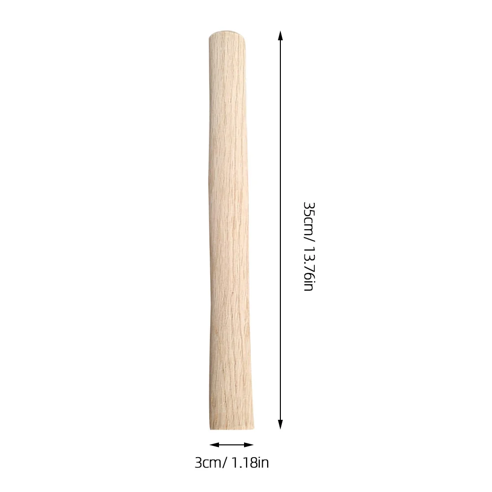 Durable Hardwood Hammer Handle Replacement for Tools