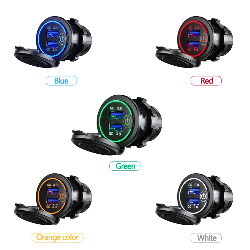   3.0  USB ڵ   12V/24V QC3.0 USB    ġ ġ ž  ܼƮ