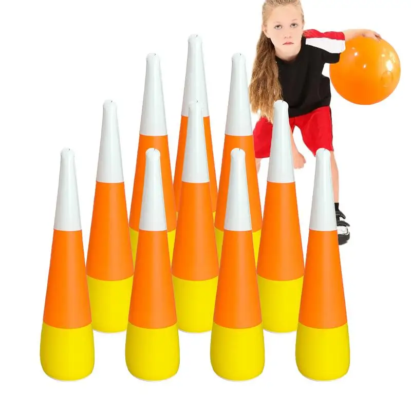 Inflatable Bowling Game Outdoor Education Motor Skills Toys Inflatable Bowling Set Indoor Outdoor Games For Kids Lawn