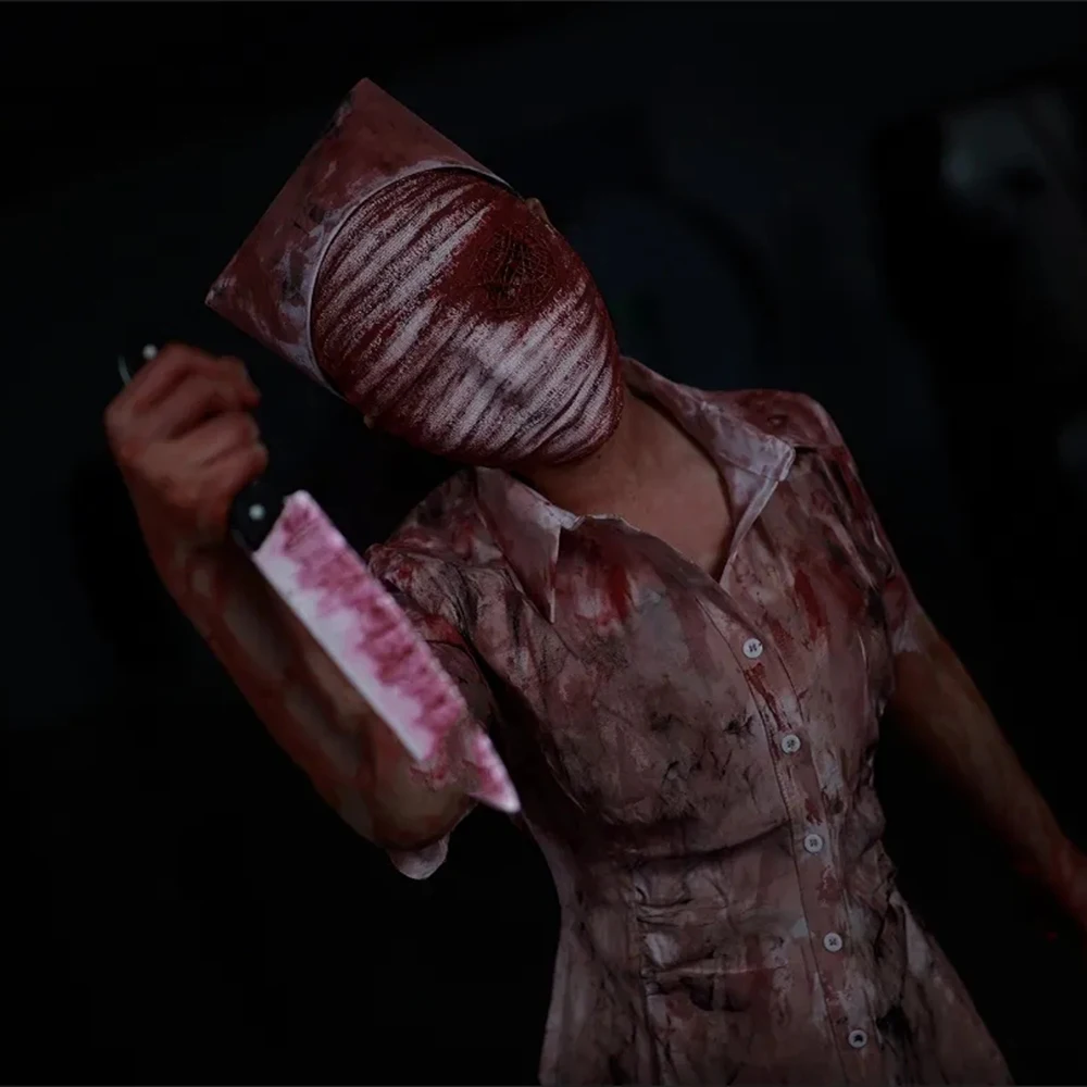 Silent Hill 2-Inspired Bubble Nurse Full Face Mask for Cosplay Events