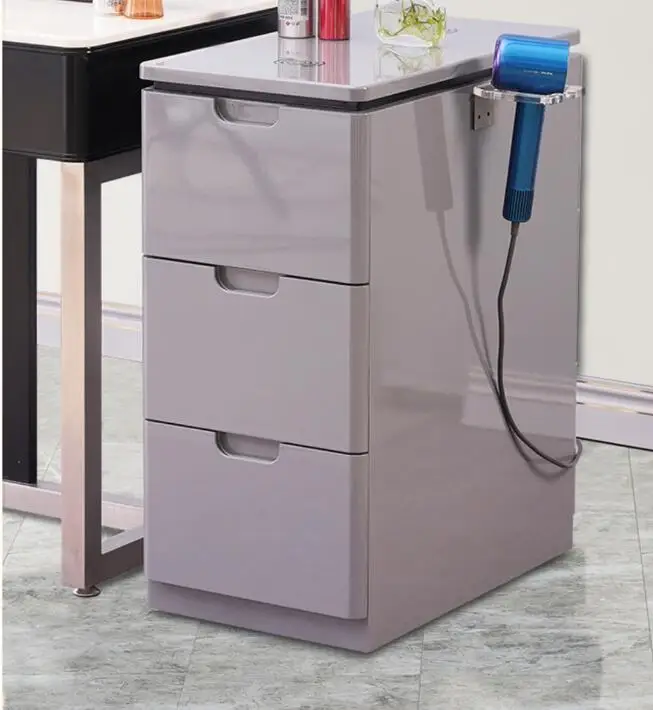 

Hair salon special high-grade light luxury solid wood paint tool cabinet hairdresser stainless steel barber car net red new draw