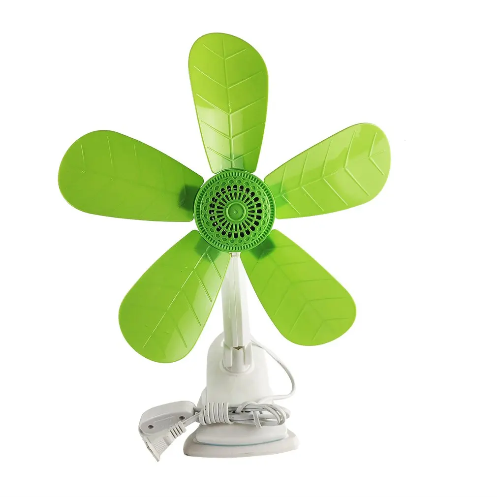 

5 Blades Silent Cooler Fan Electric Clip Fan Adjustable Mute Table Clip Cooling Fan For Dormitory Bedroom Kids Gifts