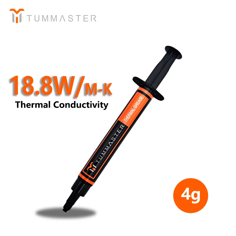 TUMMASTER pâte thermique pour processeur Central haute thermique 18.8 W/m-k graisse thermique pour boîtiers de PC de jeu CPU PS5 refroidissement du processeur