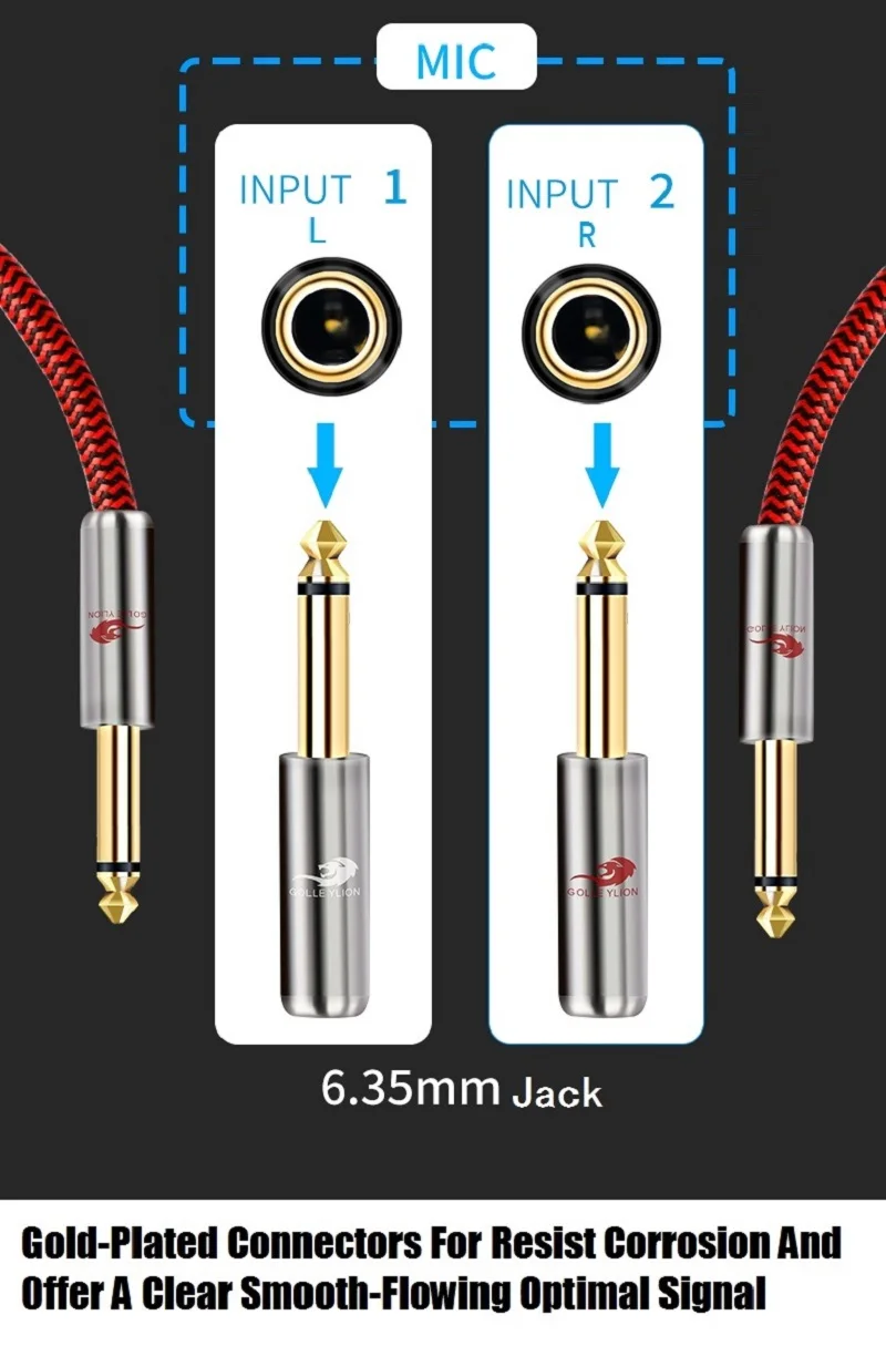 Cable XLR A 1/4 TS (6 35 Mm) Mono Jack Micrófono | Bodega Aurrera En Línea