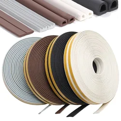 Versatile Weatherproof Rubber Foam Door & Window Seal Strip - I (Black)