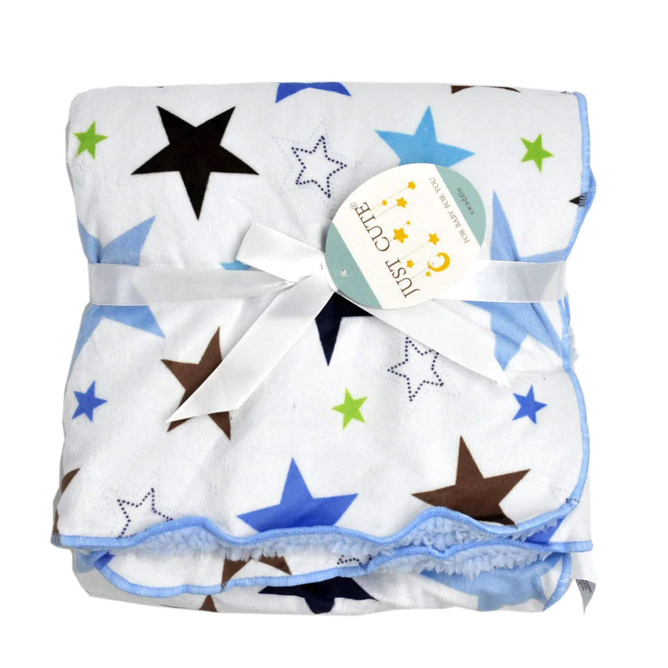 Short Plush Fluffy Owl Baby Blanket Boy Girl Newborn Wrap Super Soft