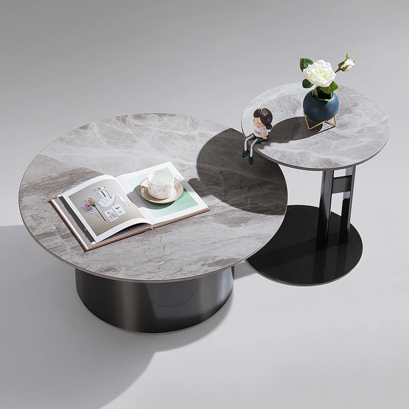 

Роскошный боковой столик, простой современный круглый столик для дома, гостиной, гостиницы, чайный столик