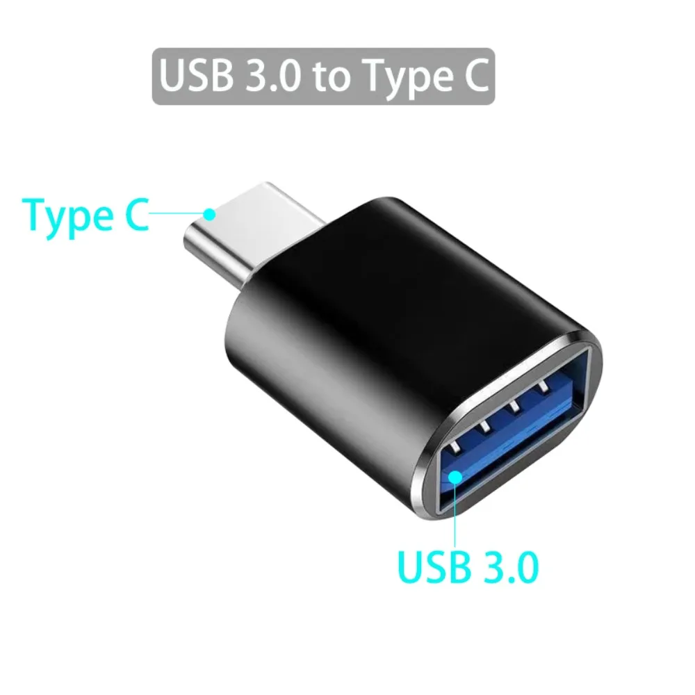 USB3.0 to Type C Male Adapter USB A to USBC Connector OTG Type C Converter Car Charging Adapter for MacBook Mobile Phone 5