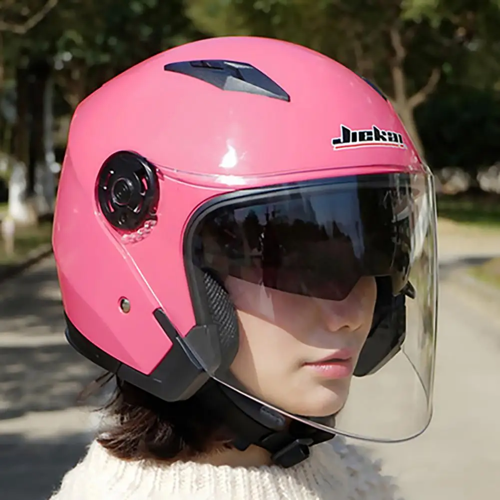 

Scooter Helmet Lightweight Riding Helmet Adjustable Professional Men Women Scooter 3/4 Half Helmet for Outdoor