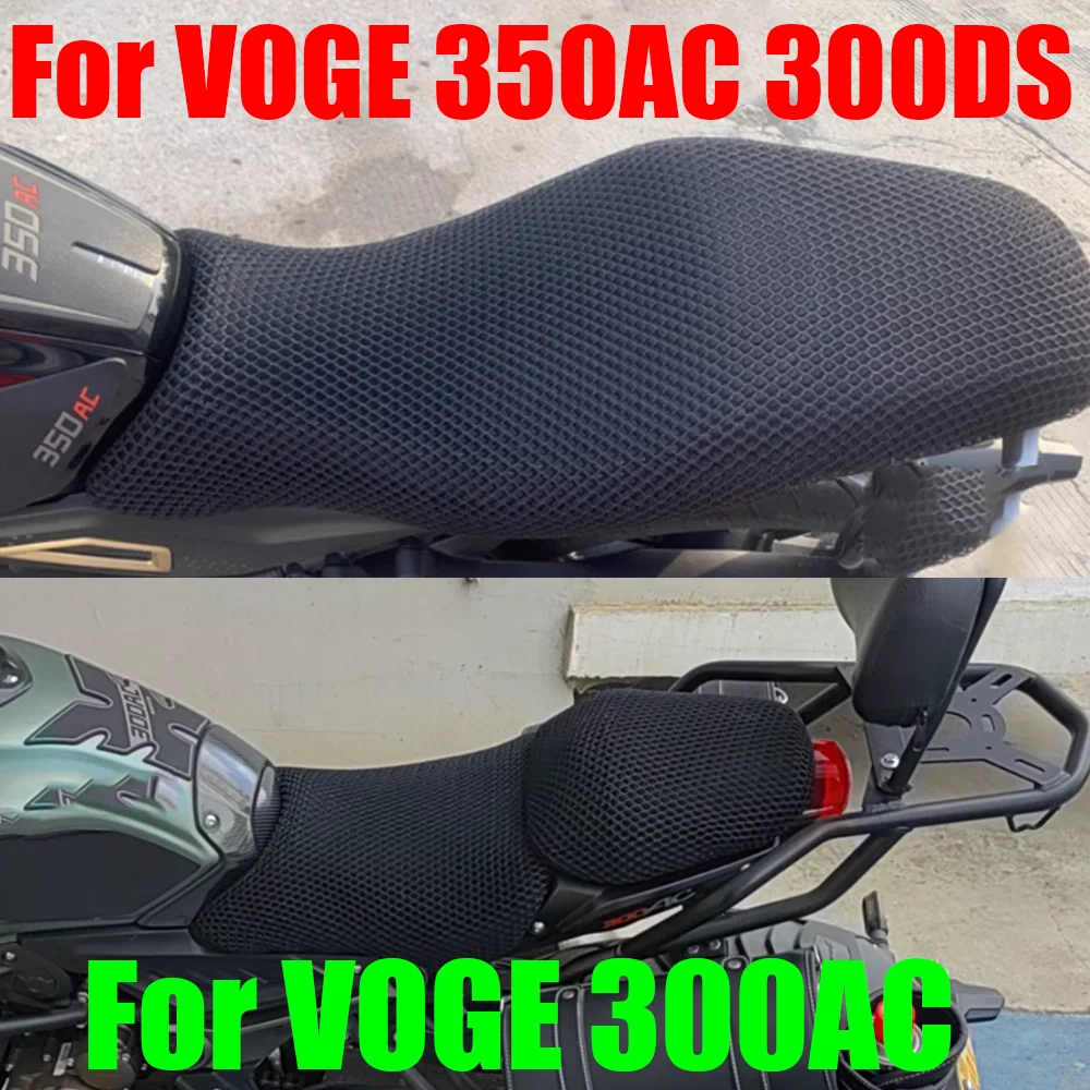

For Loncin VOGE 300AC 350AC 300DS 300 AC 300 DS 350 AC Accessories Mesh Seat Cushion Cover Protection Heat Insulation Seat Cover