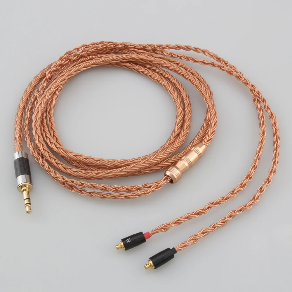 HiFi XLR 4.4mm 2.5mm 3.5mm Balanced 16 Core 99% 7N OCC Earphone Cable For AKG N5005 N30 N40 MMCX Sennheiser IE300 IE900