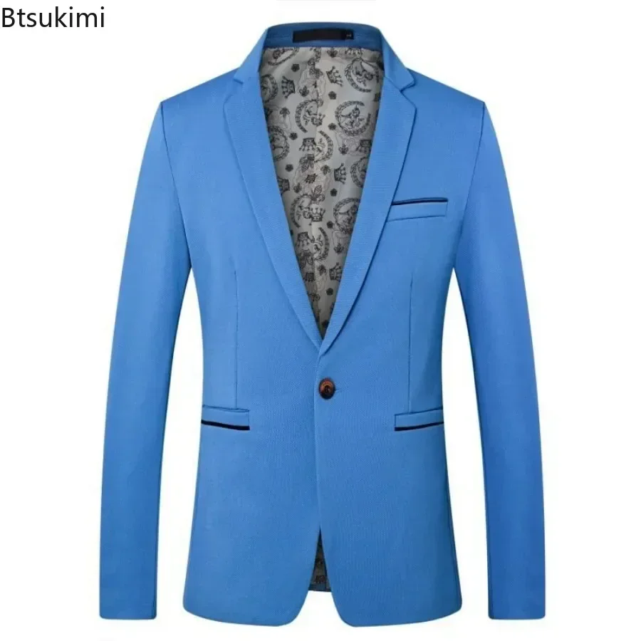 Nouveaux hommes vestes de costume Style coréen mariage mode