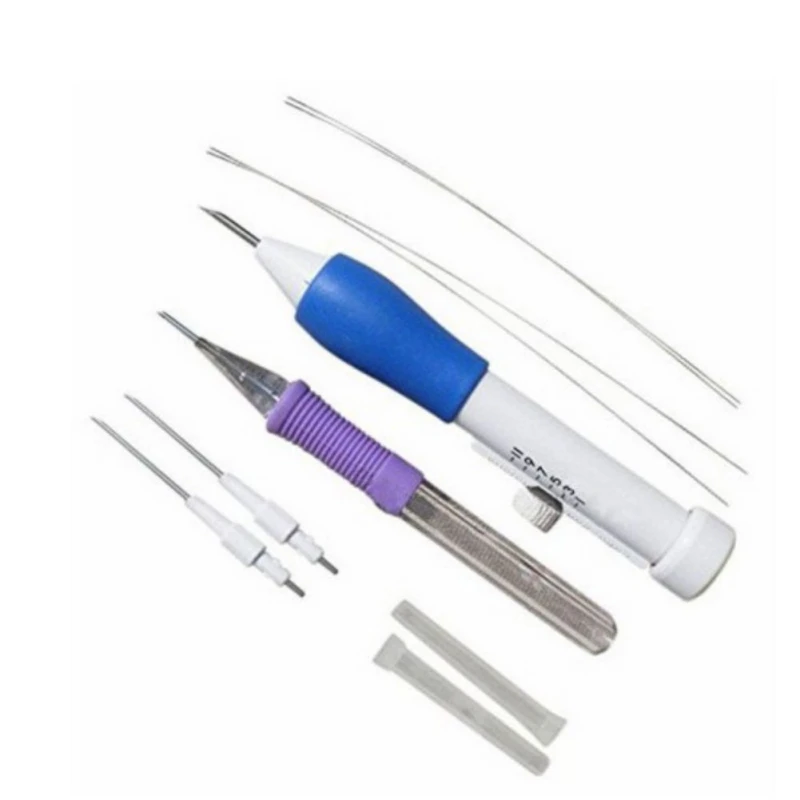 DIY Embroidery Punch Needle Kit Embroidery Pen Set Clothes Embroidery Knitting Sewing Needle Stitching Tool Set