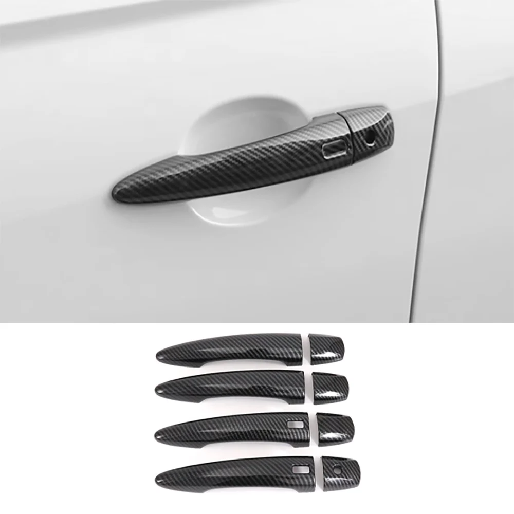 

ABS Carbon Fiber Door Handle Trim Covers For 2019-2024 Nissan Altima Accessories Car Modified