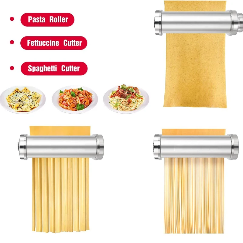 Pasta Maker Roller Cutter Attachment Stainless Steel Spaghetti Noodles  Making Tools Accessories - AliExpress