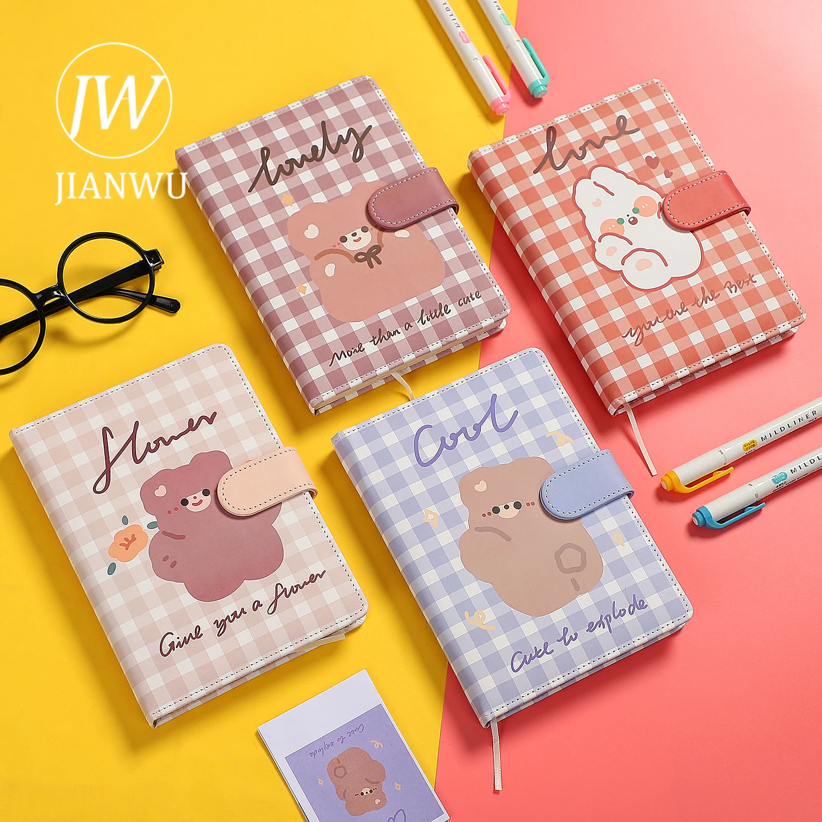 Cute Kawaii Cartoon Journal Notebook Jianwu Stationery Journal 192