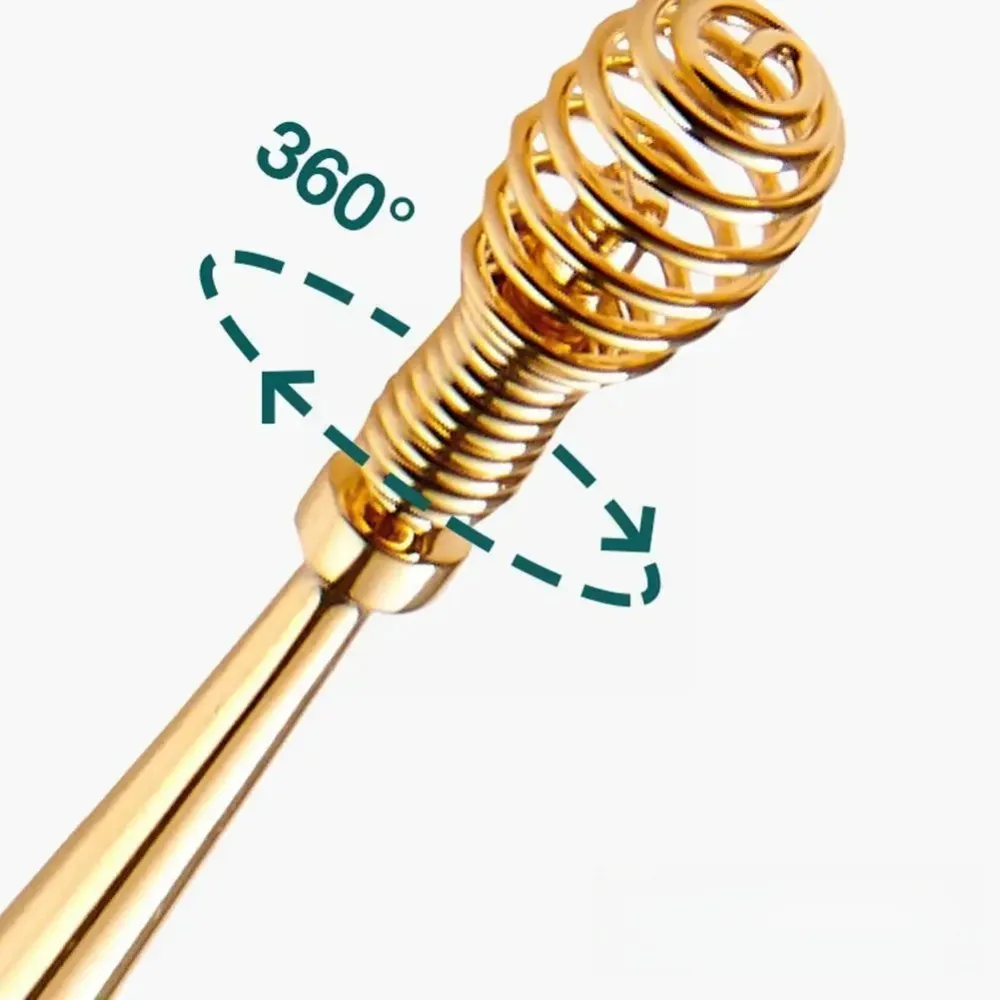 Ear Wax Cleaner 360&deg; Spiral Massage Ear Pick Canal Cleaner Stainless Steel Flexible Design