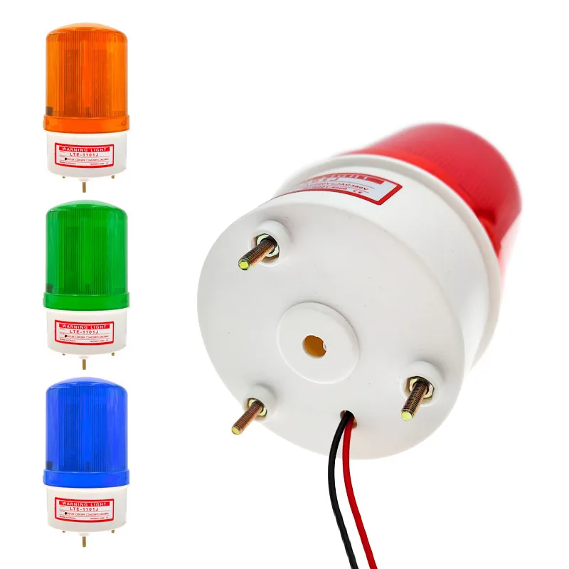 12V24VLEDStrobeSignalWarningBuzzerLightLTE1101JWarningLamp