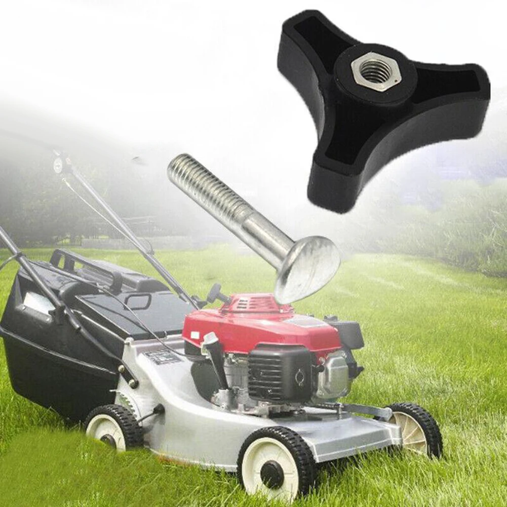 

1 Set Triangular Handle Knob Nuts Screws Bolts Lawn Mower Parts Fit Hayter Mountfield Garden Tools
